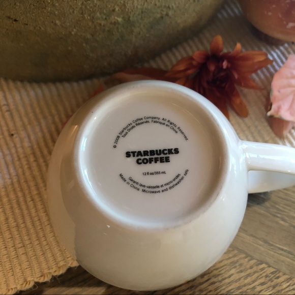 Starbucks Fall Autumn Floral Coffee Mug - Picture 5 of 5